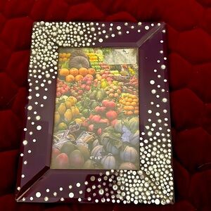 New with tags deep purple frame with rhinestones